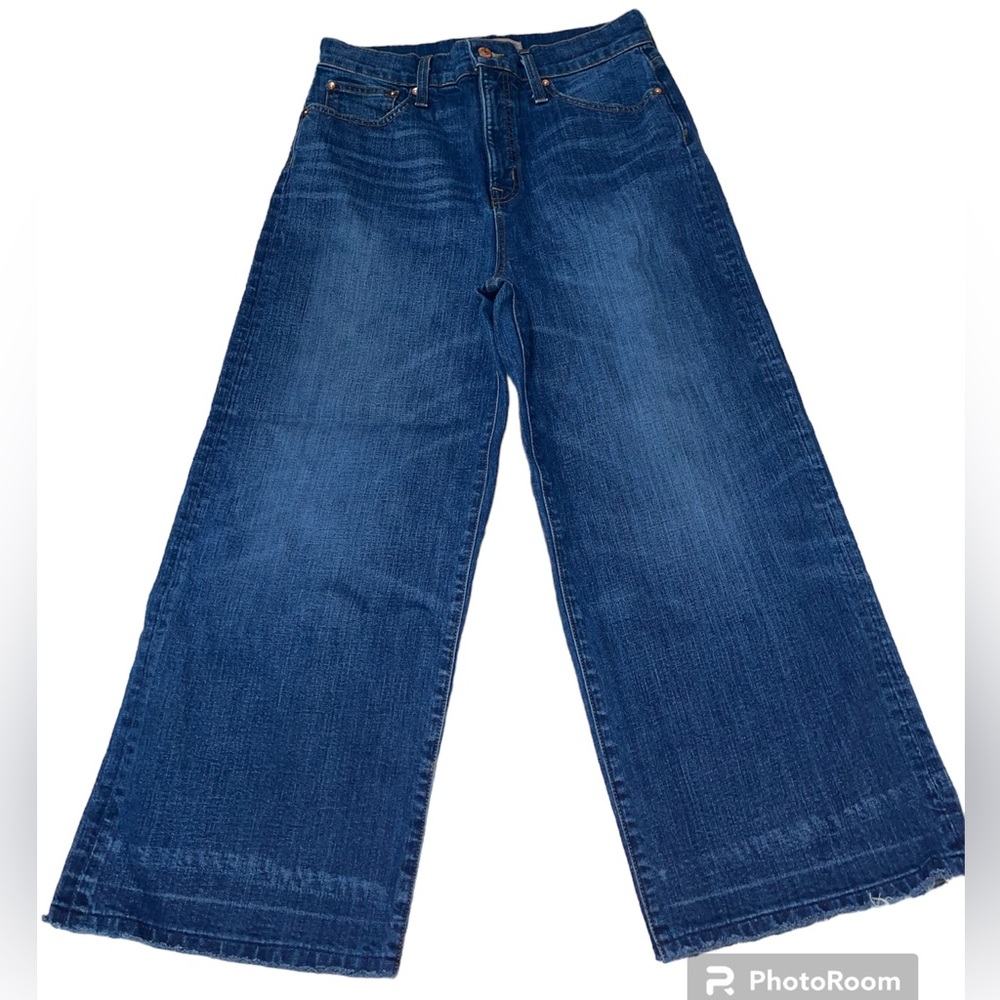 Point Sur Wide Leg Cropped Denim Jeans